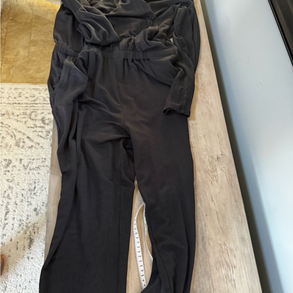 Anthropologie Daily Ritual Classic Black Jumpsuit - Picture 3 of 10